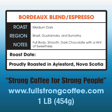 Bordeaux Blend/Espresso Blend